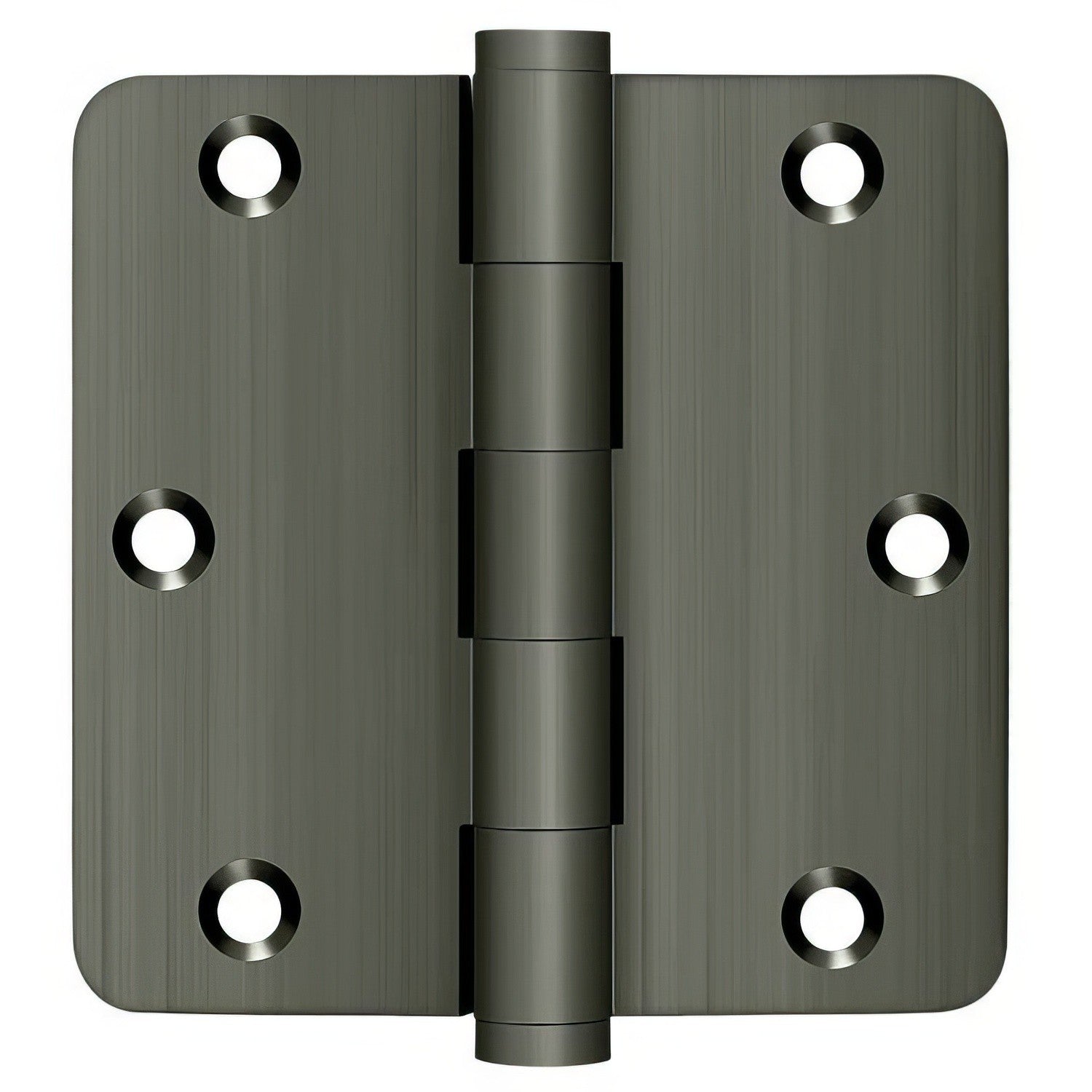 Deltana DSB35R4-R 3-1/2" x 3-1/2" 1/4" Radius Corner Door Hinge