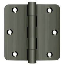 Deltana DSB35R4-R 3-1/2" x 3-1/2" 1/4" Radius Corner Door Hinge