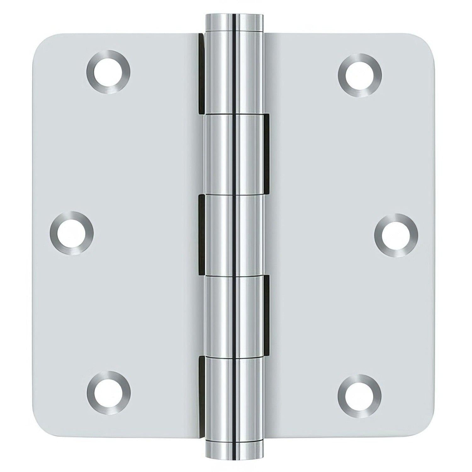 Deltana DSB35R4-R 3-1/2" x 3-1/2" 1/4" Radius Corner Door Hinge
