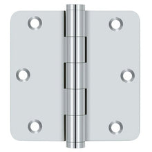 Deltana DSB35R4 3-1/2" x 3-1/2" 1/4" Radius Corner Door Hinge