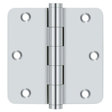 Deltana DSB35R4 3-1/2" x 3-1/2" 1/4" Radius Corner Door Hinge