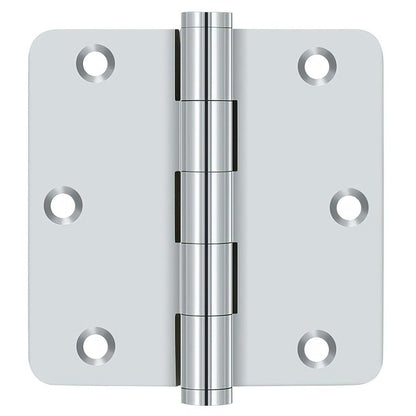 Deltana DSB35R4 3-1/2" x 3-1/2" 1/4" Radius Corner Door Hinge