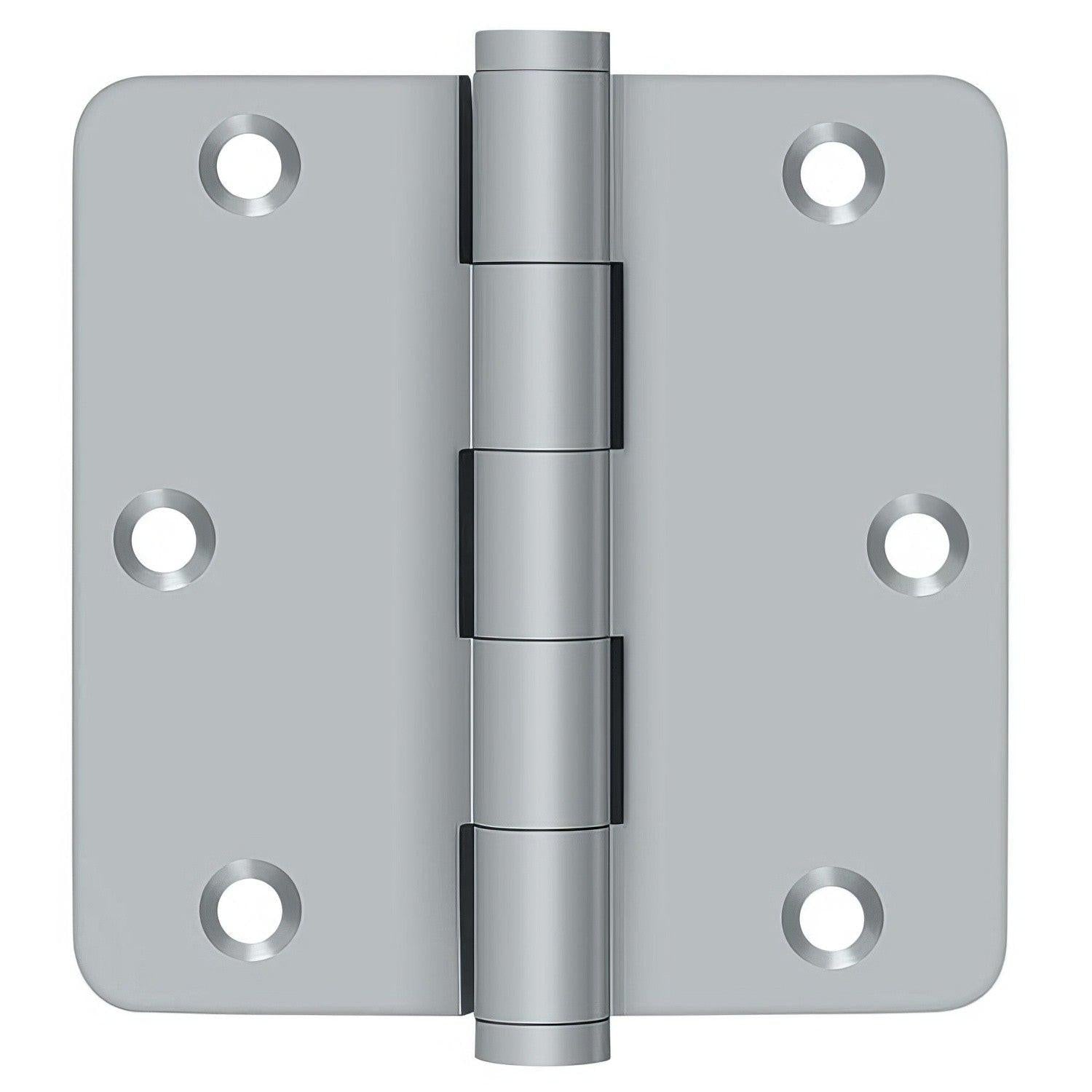 Deltana DSB35R4-R 3-1/2" x 3-1/2" 1/4" Radius Corner Door Hinge