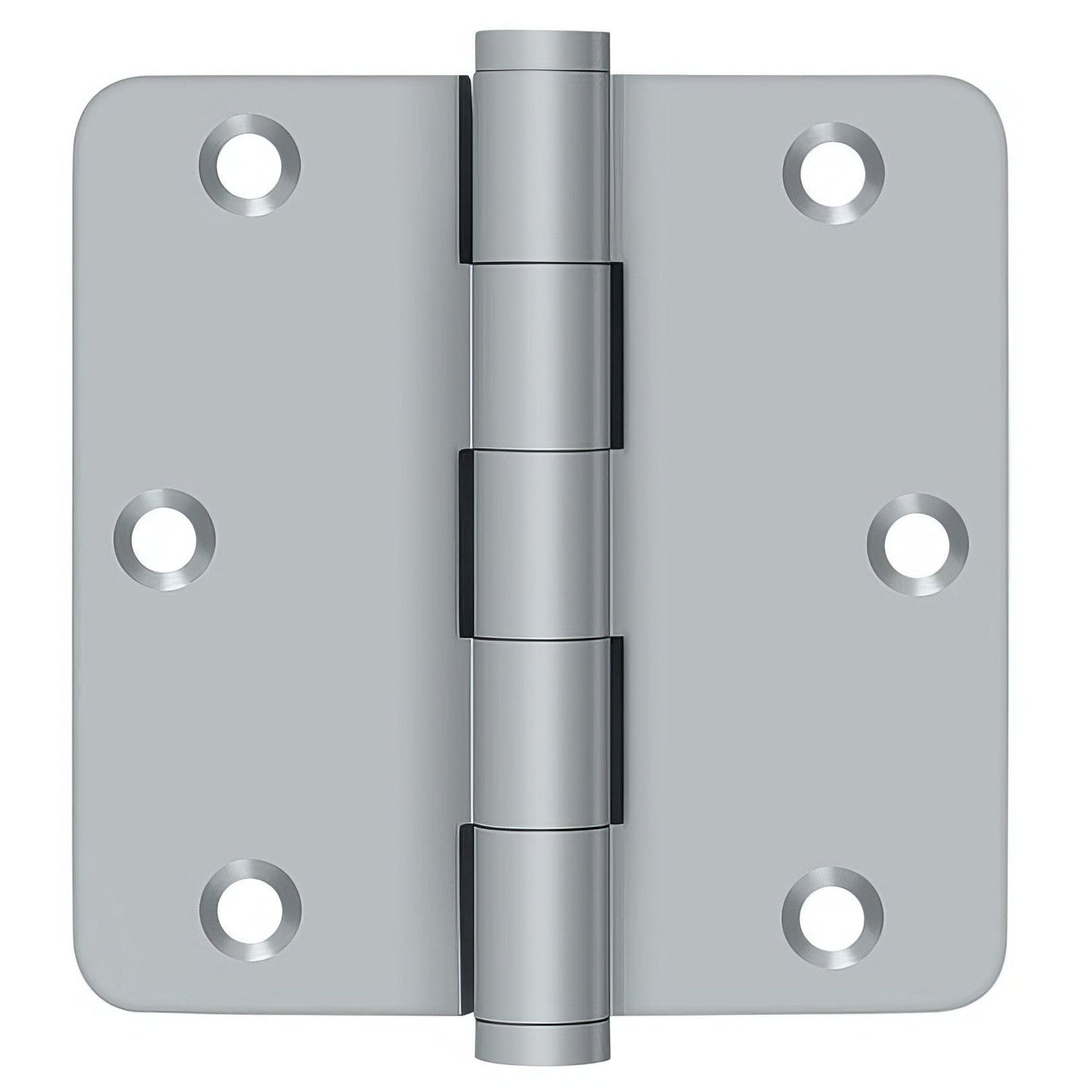 Deltana DSB35R4-R 3-1/2" x 3-1/2" 1/4" Radius Corner Door Hinge