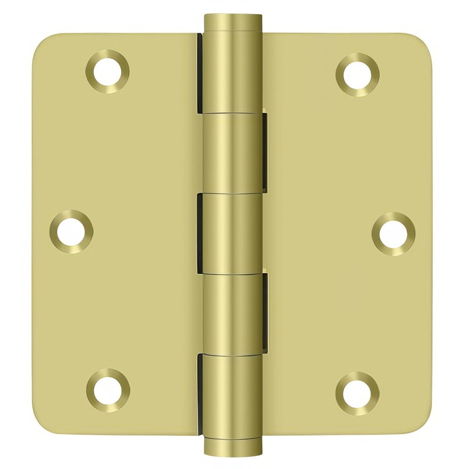 Deltana DSB35R4 3-1/2" x 3-1/2" 1/4" Radius Corner Door Hinge