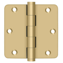 Deltana DSB35R4 3-1/2" x 3-1/2" 1/4" Radius Corner Door Hinge