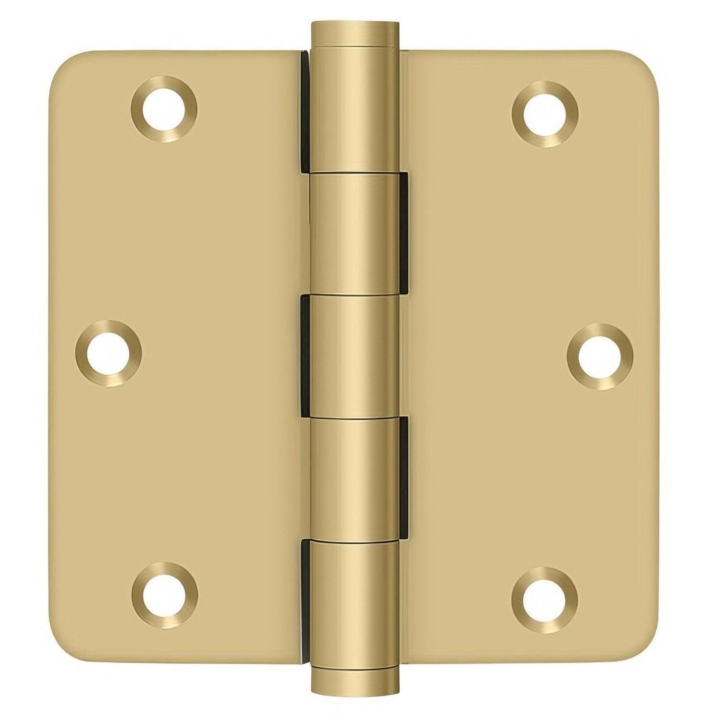 Deltana DSB35R4 3-1/2" x 3-1/2" 1/4" Radius Corner Door Hinge