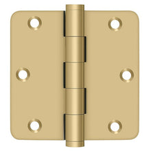 Deltana DSB35R4 3-1/2" x 3-1/2" 1/4" Radius Corner Door Hinge