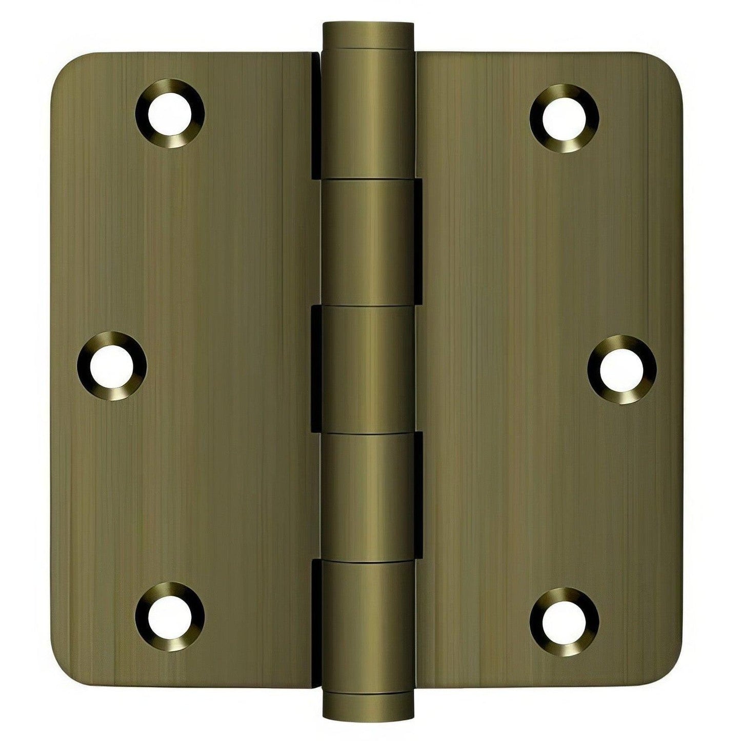 Deltana DSB35R4-R 3-1/2" x 3-1/2" 1/4" Radius Corner Door Hinge