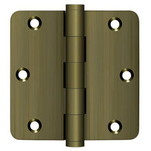Deltana DSB35R4-R 3-1/2" x 3-1/2" 1/4" Radius Corner Door Hinge