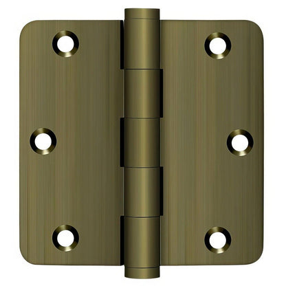 Deltana DSB35R4-R 3-1/2" x 3-1/2" 1/4" Radius Corner Door Hinge