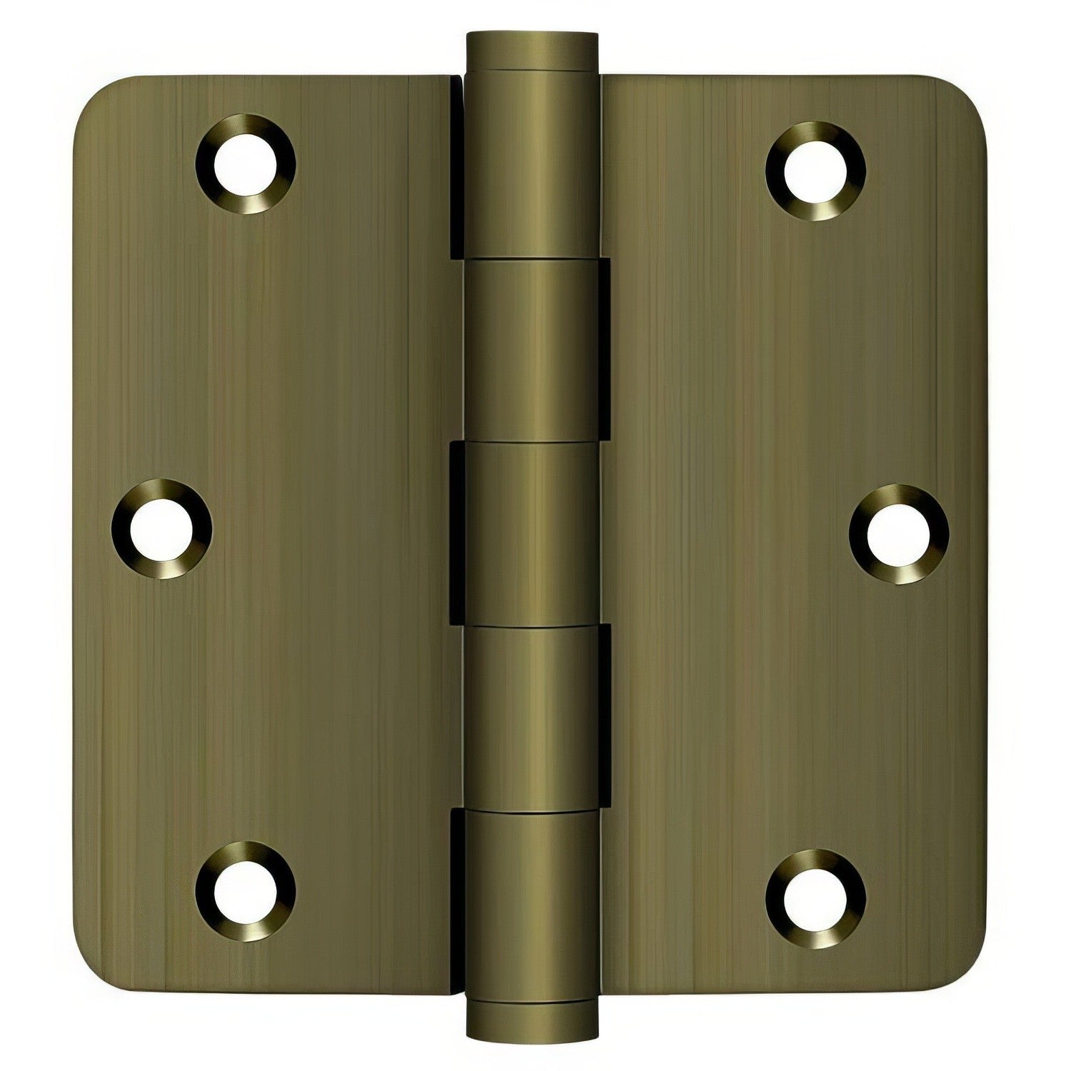 Deltana DSB35R4-R 3-1/2" x 3-1/2" 1/4" Radius Corner Door Hinge