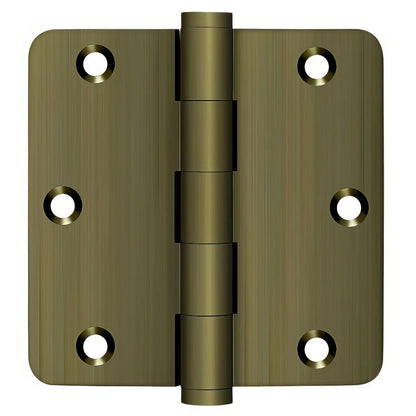 Deltana DSB35R4-R 3-1/2" x 3-1/2" 1/4" Radius Corner Door Hinge