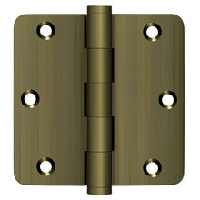Deltana DSB35R45 3-1/2" x 3-1/2" x 1/4" Radius Door Hinge.
