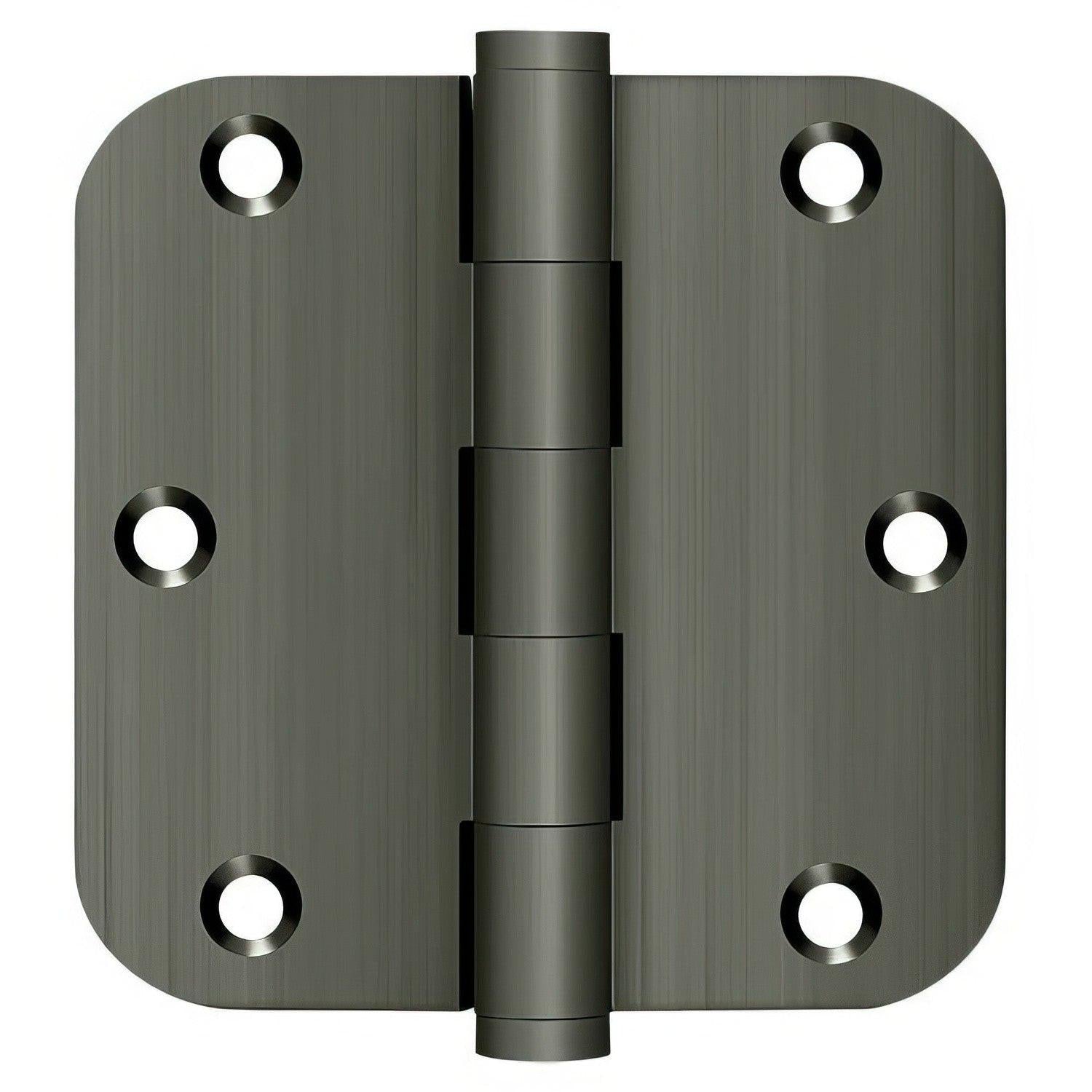 Deltana DSB35R5 3-1/2" x 3-1/2" 5/8" Radius Corner Door Hinge