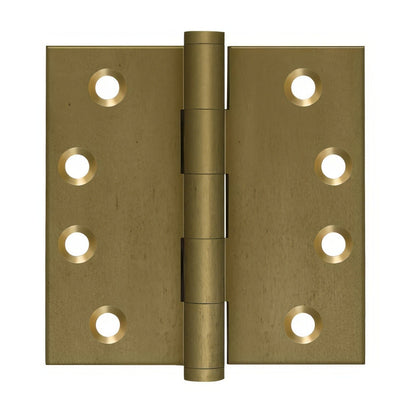 Deltana DSB410 4" x 4" Square Corner Door Hinge