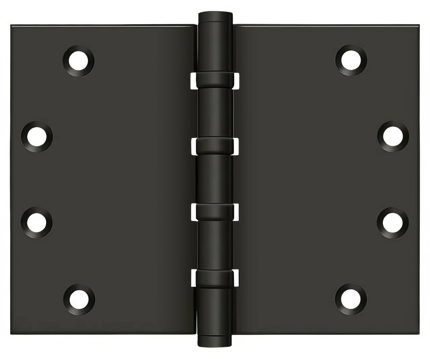 Deltana DSB4560BB10B 4-1/2" x 6" Square Corner Ball Bearing Door Hinge