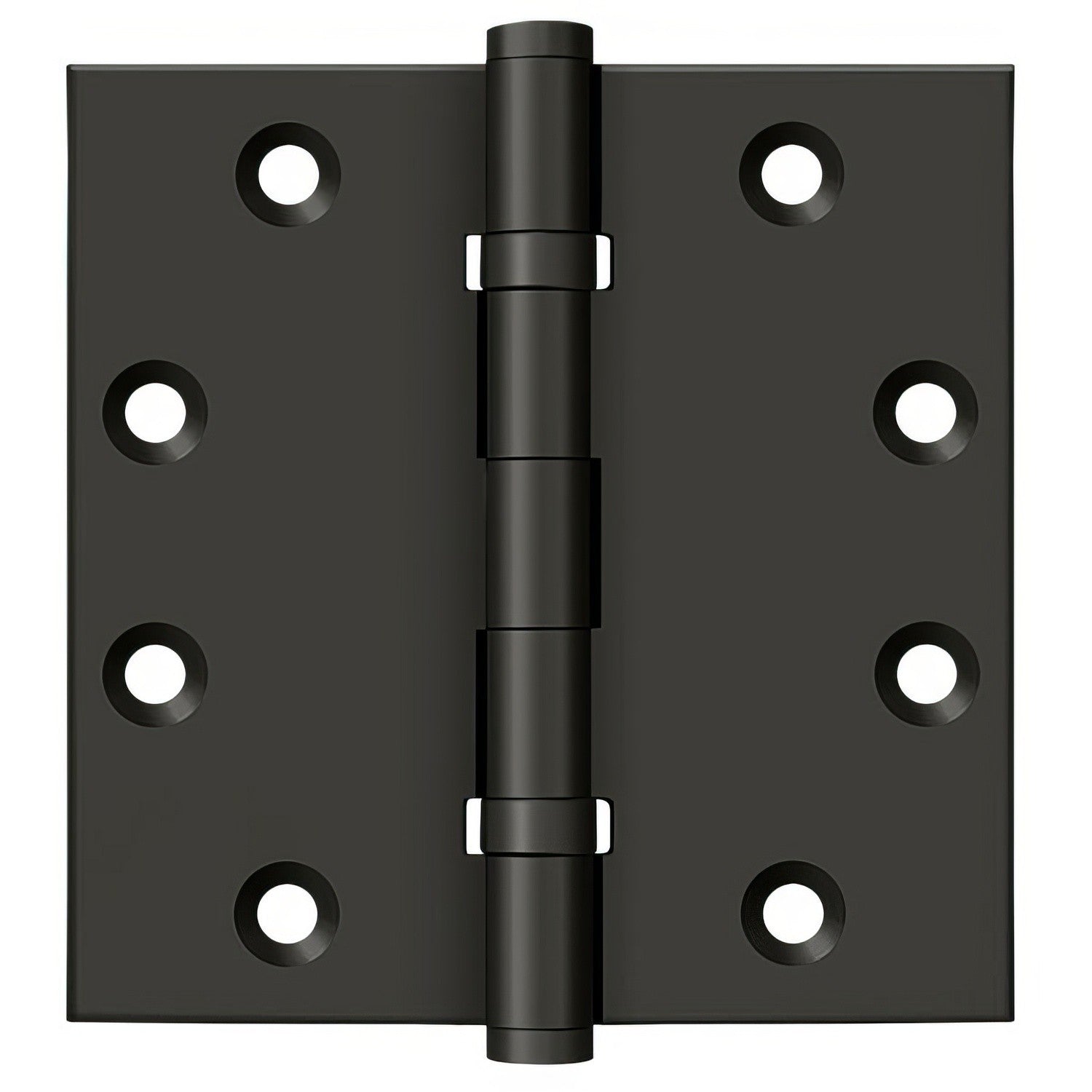 Deltana DSB45B 4-1/2" x 4-1/2" Square Corner Ball Bearing Door Hinge