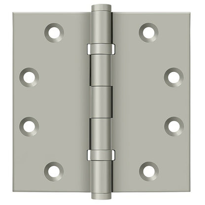 Deltana DSB45B 4-1/2" x 4-1/2" Square Corner Ball Bearing Door Hinge
