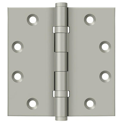 Deltana DSB45B 4-1/2" x 4-1/2" Square Corner Ball Bearing Door Hinge