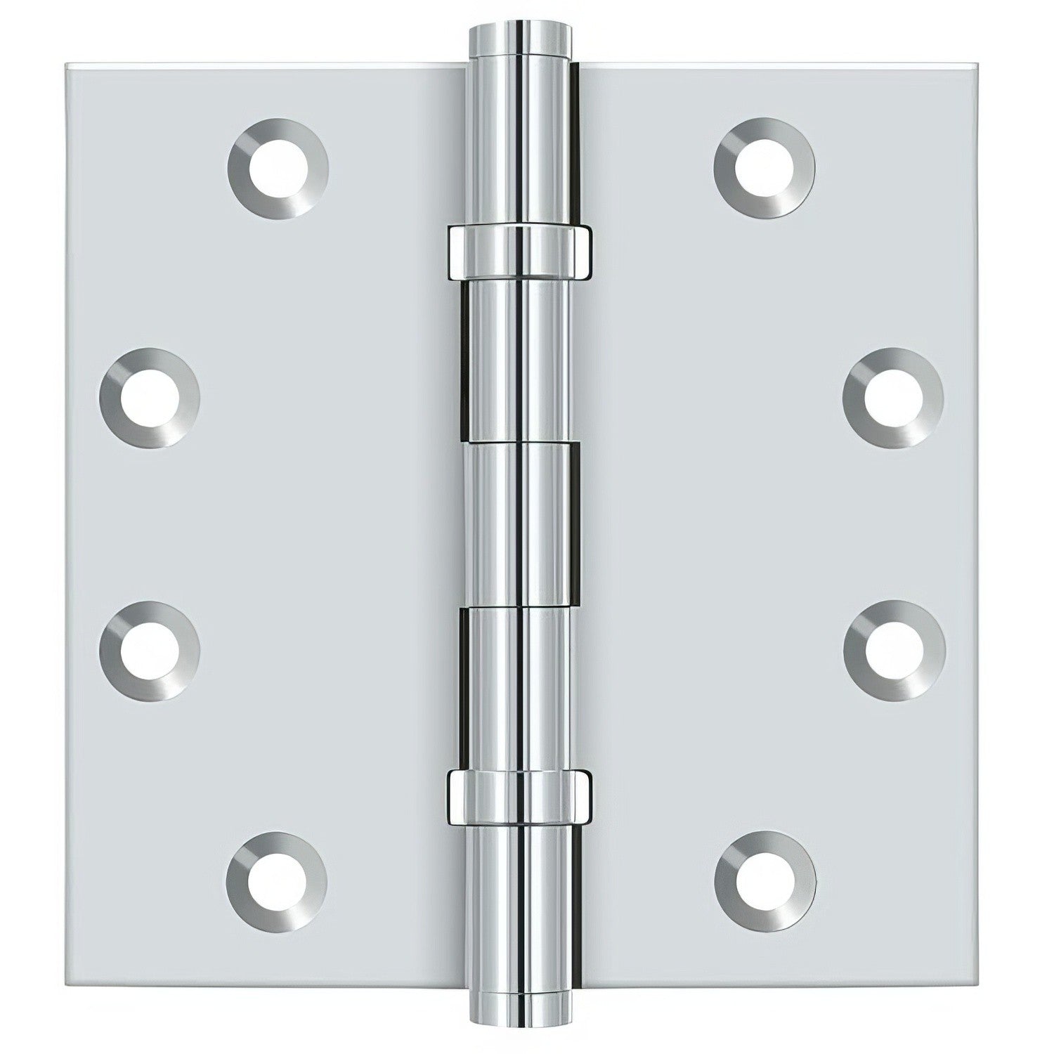 Deltana DSB45B 4-1/2" x 4-1/2" Square Corner Ball Bearing Door Hinge