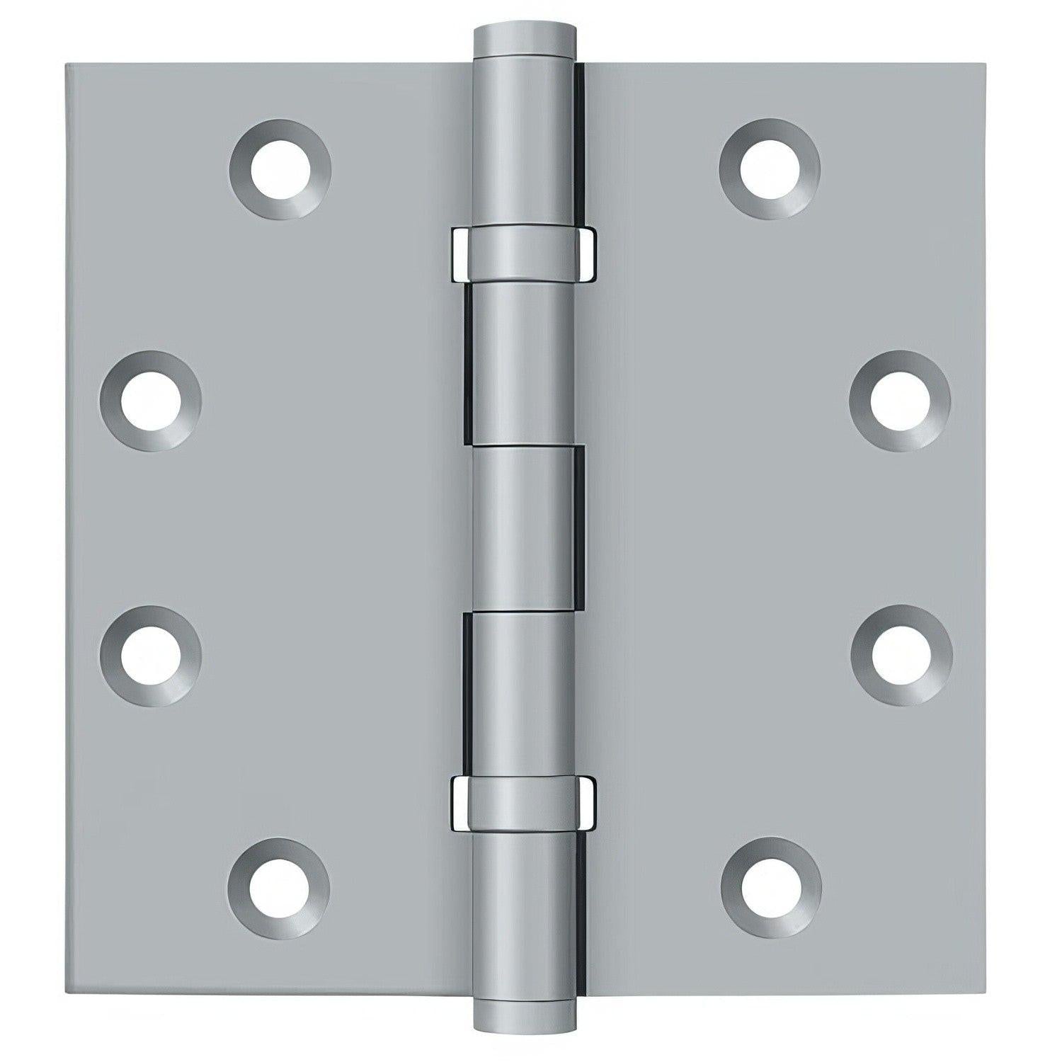 Deltana DSB45B 4-1/2" x 4-1/2" Square Corner Ball Bearing Door Hinge