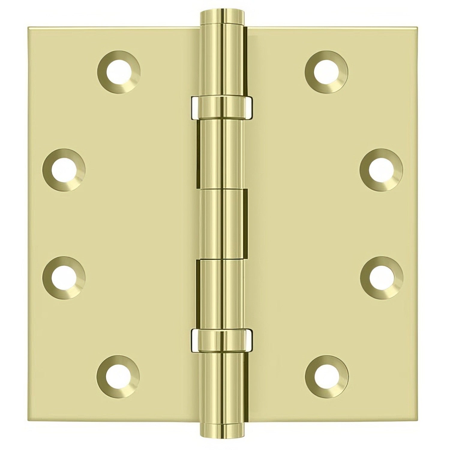 Deltana DSB45B 4-1/2" x 4-1/2" Square Corner Ball Bearing Door Hinge