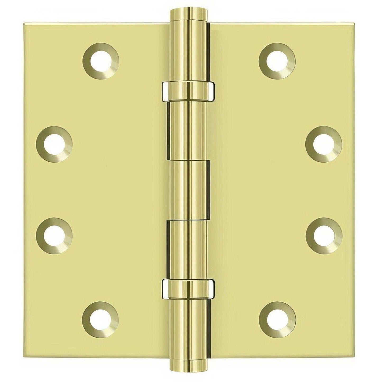 Deltana DSB45B 4-1/2" x 4-1/2" Square Corner Ball Bearing Door Hinge
