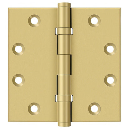 Deltana DSB45B 4-1/2" x 4-1/2" Square Corner Ball Bearing Door Hinge