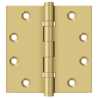 Deltana DSB45B 4-1/2" x 4-1/2" Square Corner Ball Bearing Door Hinge