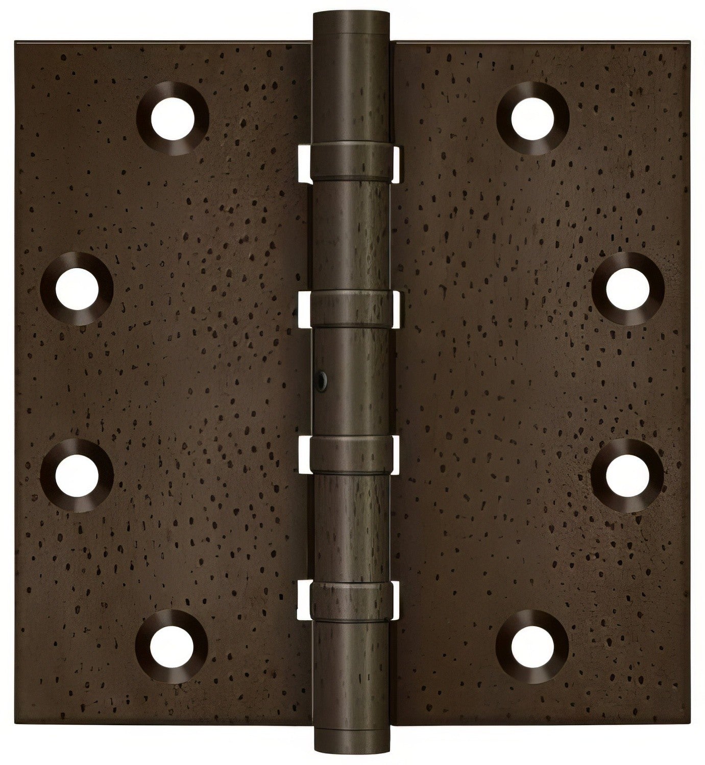Deltana DSB45NB 4-1/2" x 4-1/2" NRP Square Corner Ball Bearing Door Hinge.