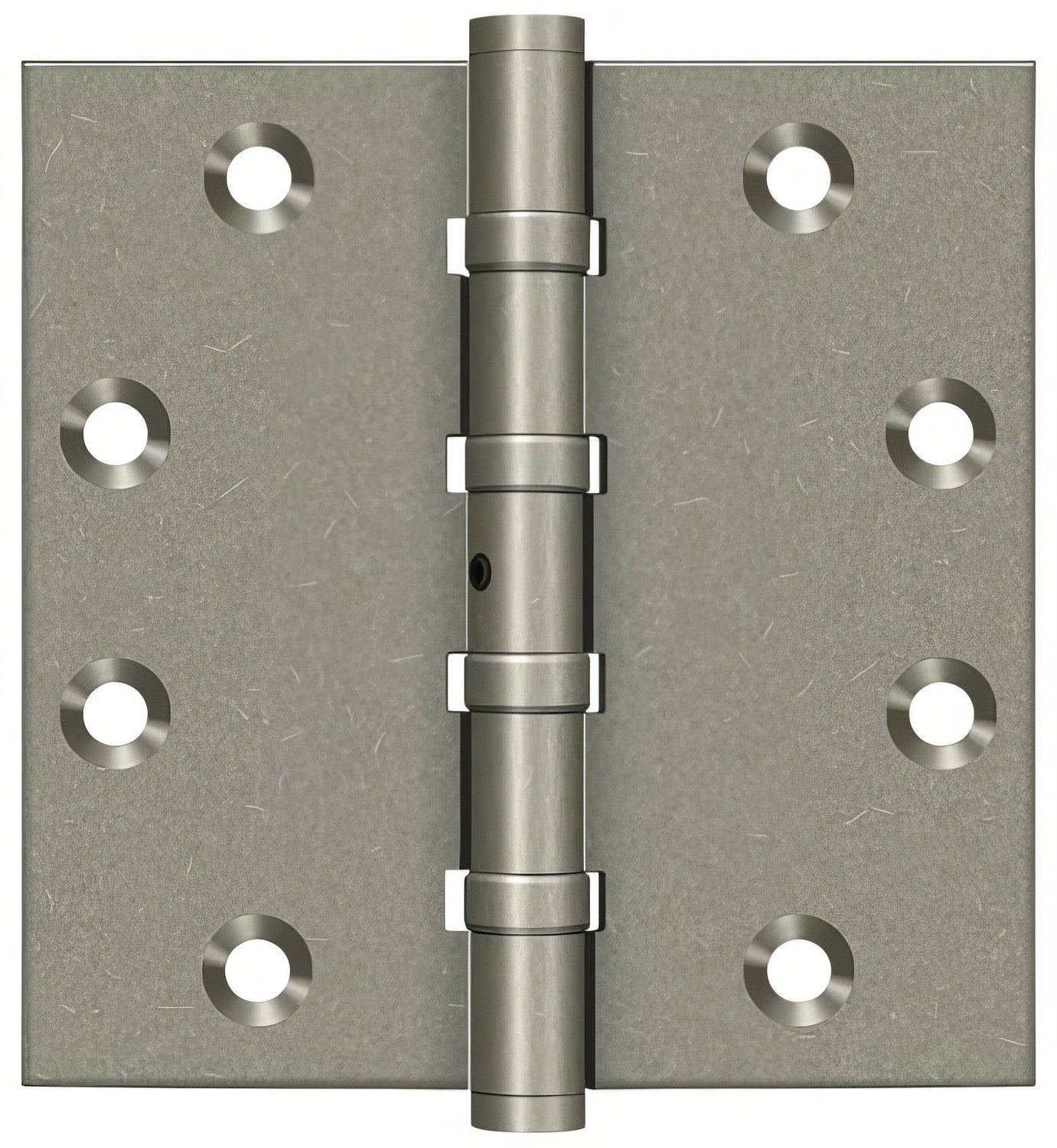 Deltana DSB45NB 4-1/2" x 4-1/2" NRP Square Corner Ball Bearing Door Hinge.
