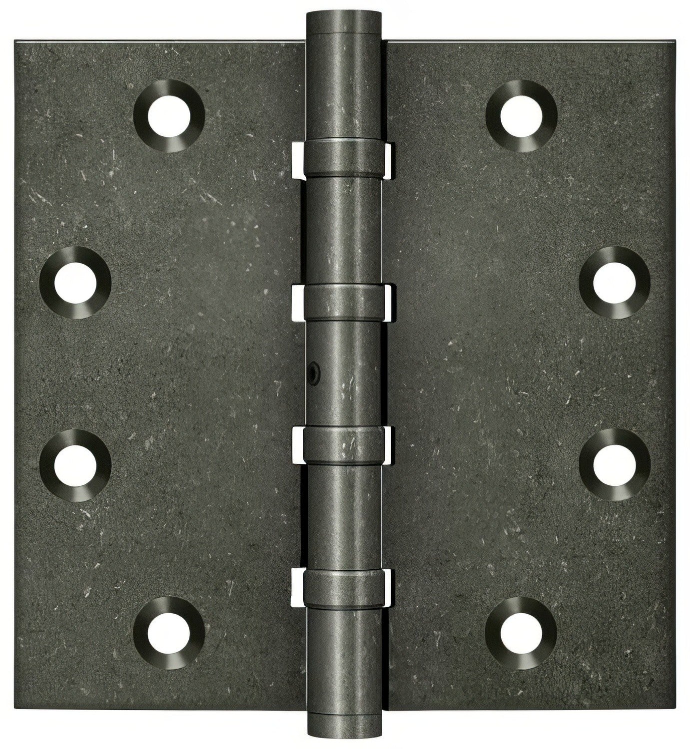 Deltana DSB45NB 4-1/2" x 4-1/2" NRP Square Corner Ball Bearing Door Hinge.