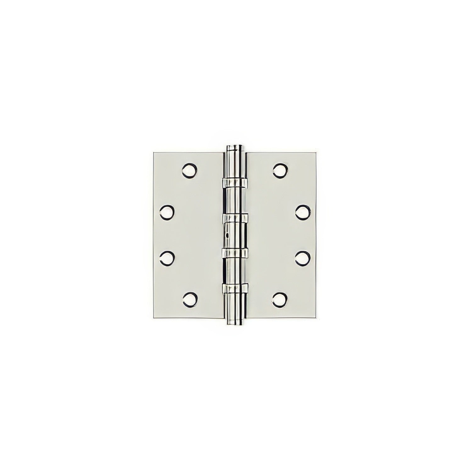 Deltana DSB45NB 4-1/2" x 4-1/2" NRP Square Corner Ball Bearing Door Hinge.