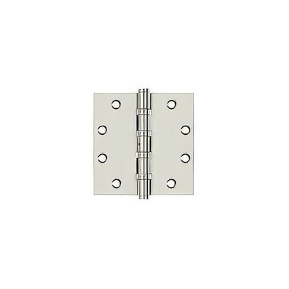 Deltana DSB45NB 4-1/2" x 4-1/2" NRP Square Corner Ball Bearing Door Hinge.