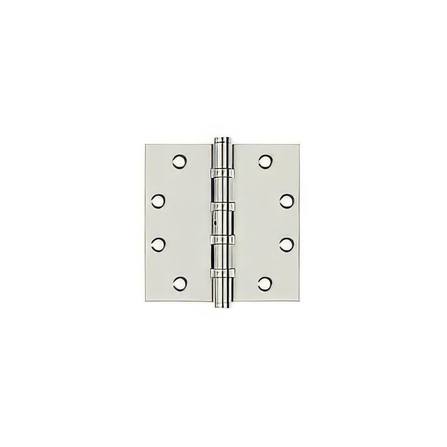 Deltana DSB45NB 4-1/2" x 4-1/2" NRP Square Corner Ball Bearing Door Hinge