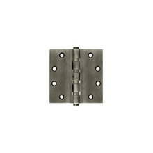 Deltana DSB45NB 4-1/2" x 4-1/2" NRP Square Corner Ball Bearing Door Hinge.