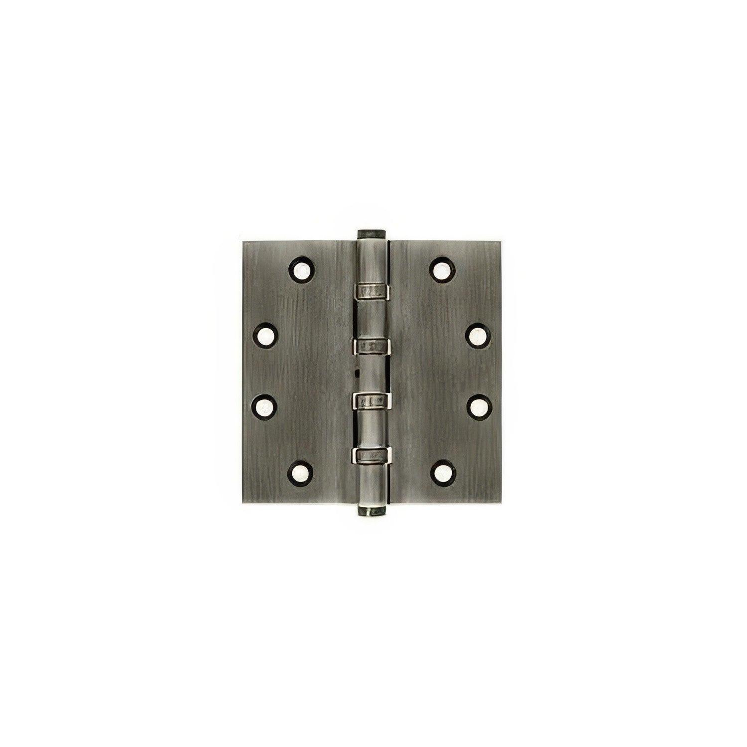 Deltana DSB45NB 4-1/2" x 4-1/2" NRP Square Corner Ball Bearing Door Hinge