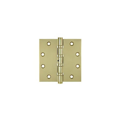 Deltana DSB45NB 4-1/2" x 4-1/2" NRP Square Corner Ball Bearing Door Hinge.