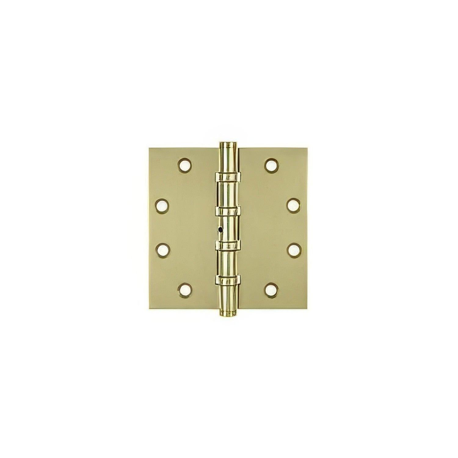 Deltana DSB45NB 4-1/2" x 4-1/2" NRP Square Corner Ball Bearing Door Hinge