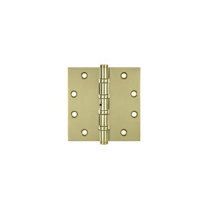 Deltana DSB45NB 4-1/2" x 4-1/2" NRP Square Corner Ball Bearing Door Hinge