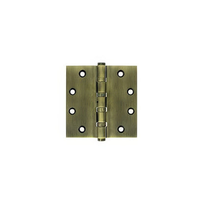 Deltana DSB45NB 4-1/2" x 4-1/2" NRP Square Corner Ball Bearing Door Hinge.