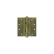 Deltana DSB45NB 4-1/2" x 4-1/2" NRP Square Corner Ball Bearing Door Hinge
