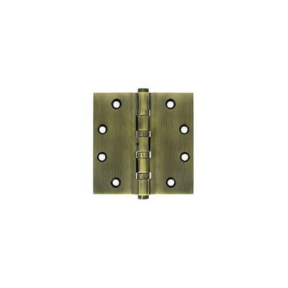 Deltana DSB45NB 4-1/2" x 4-1/2" NRP Square Corner Ball Bearing Door Hinge
