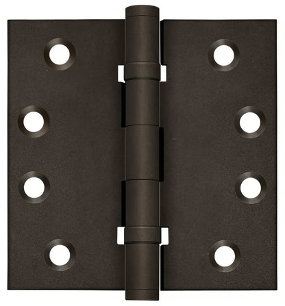 Deltana DSB4NB 4" x 4" NRP Square Corner Ball Bearing Door Hinge