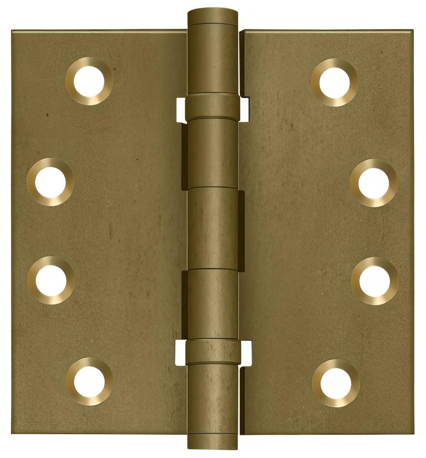 Deltana DSB4NB 4" x 4" NRP Square Corner Ball Bearing Door Hinge
