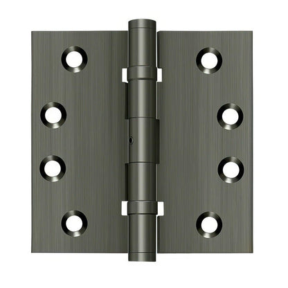 Deltana DSB4NB 4" x 4" NRP Square Corner Ball Bearing Door Hinge
