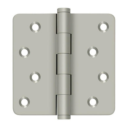 Deltana DSB4R4-RZ 4" x 4" 1/4" Radius Corner Ball Bearing Door Hinge