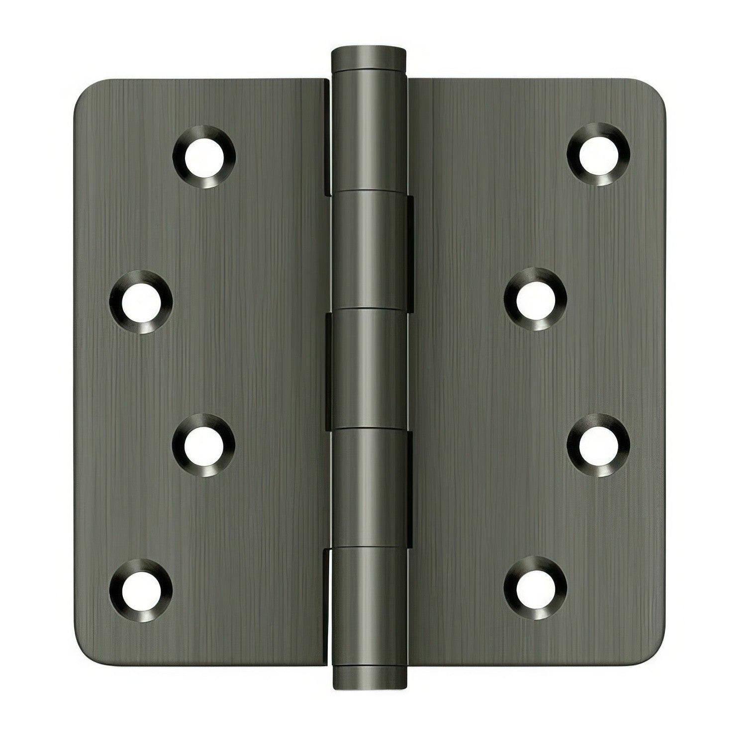 Deltana DSB4R4-RZ 4" x 4" 1/4" Radius Corner Ball Bearing Door Hinge