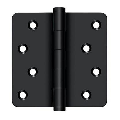 Deltana DSB4R4-RZ 4" x 4" 1/4" Radius Corner Ball Bearing Door Hinge